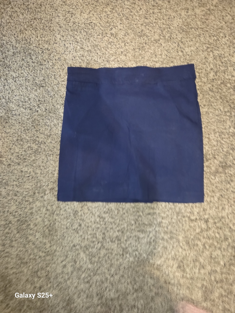 Kim Rogers Classic Navy Straight Midi Skort